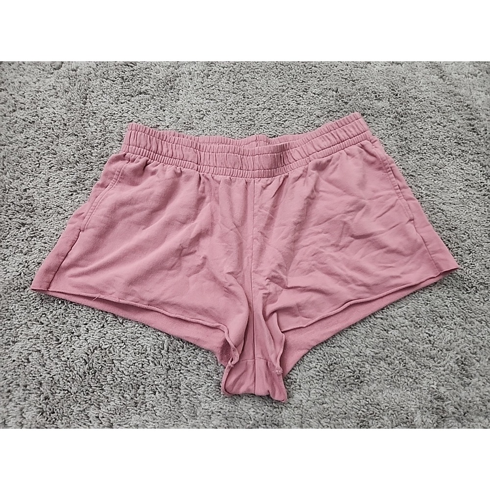 Wild Fable Sweatshorts Womens XXL Pink Raw Hem Casual Lounge